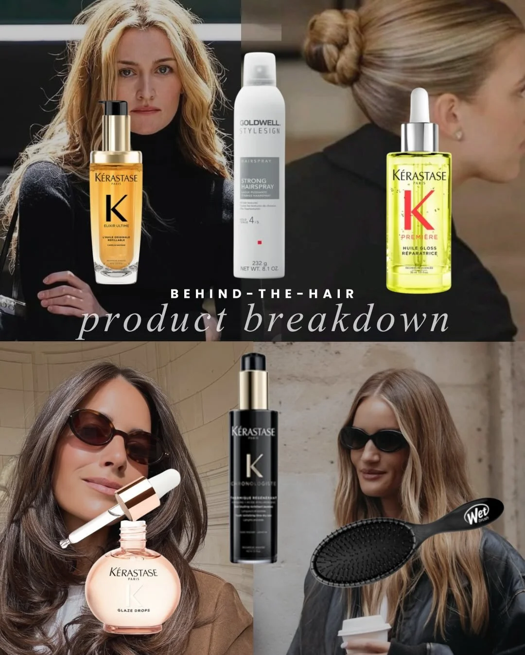 The products behind your favourite hair looks. ✨

 Ever wondered what gives that perfect finish, shine, and hold? It all comes down to the right products.
Swipe to see what we used to create these looks, then shop your favourites through the link in 