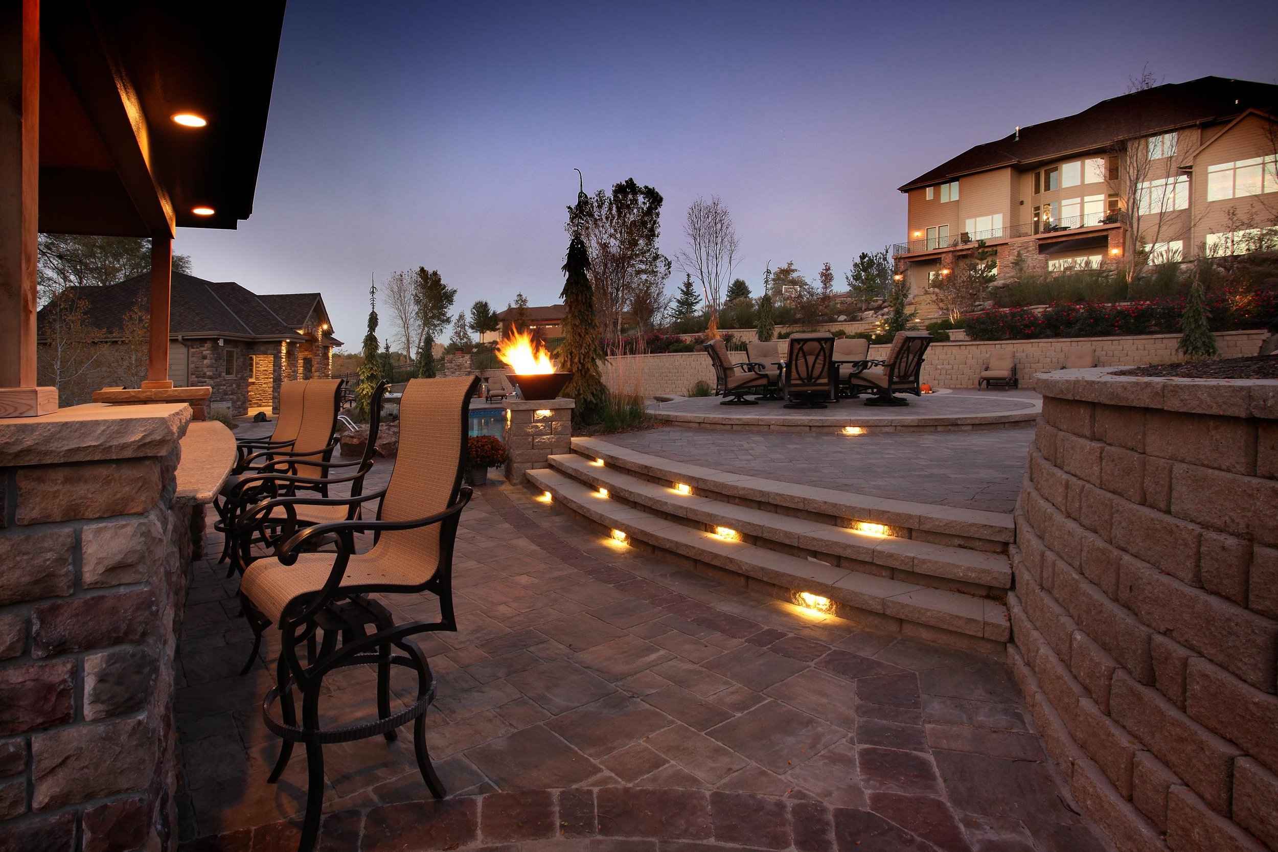 Expert Outdoor Fire Pit Contractors & Custom Fireplaces in Omaha, NE