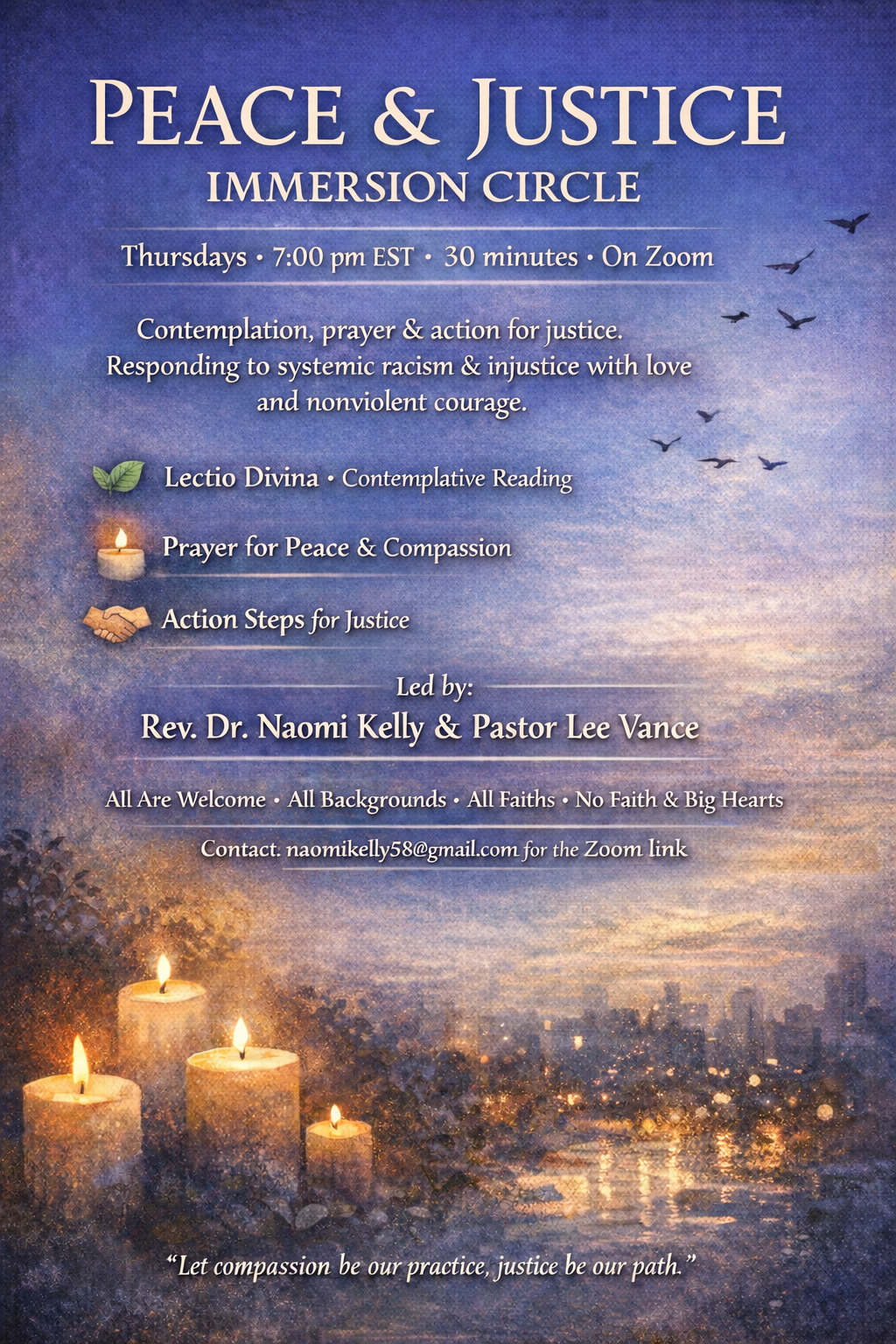 Peace & Justice Immersion Circle