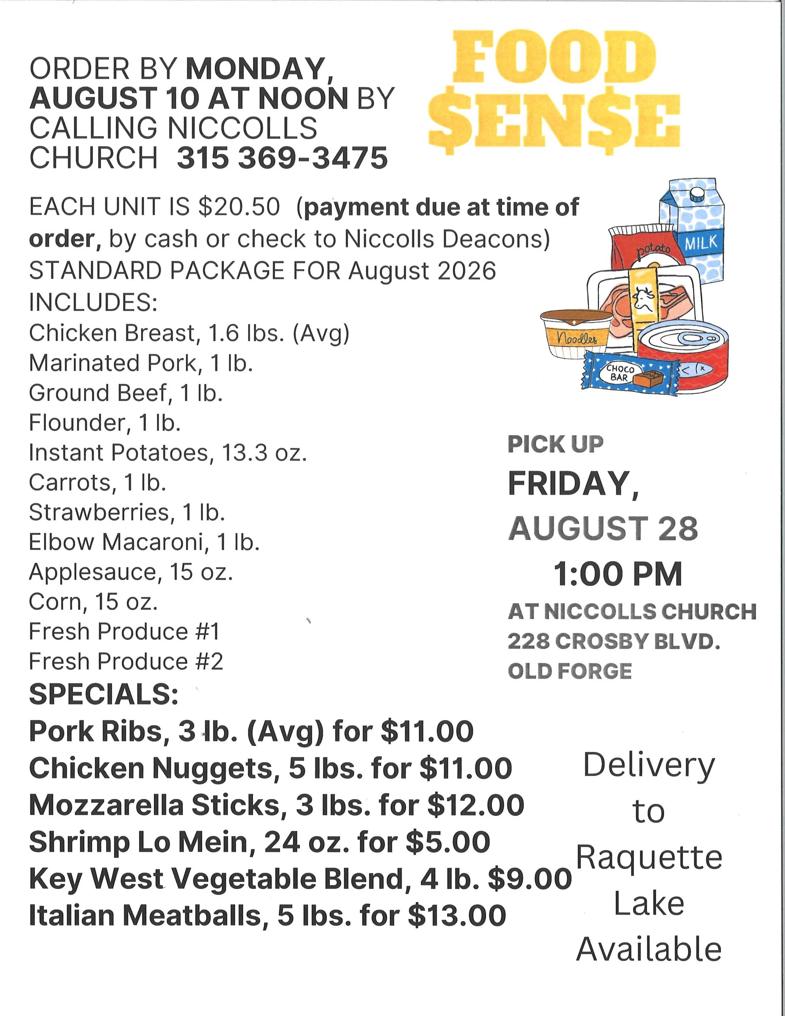 August Food Sense