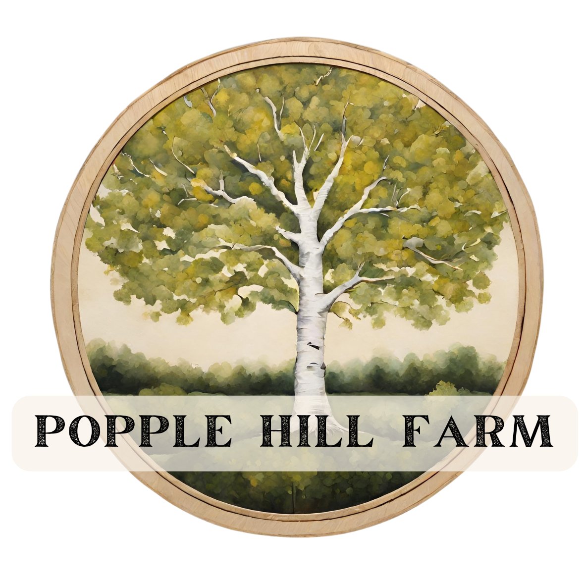 Popple tree on a hill