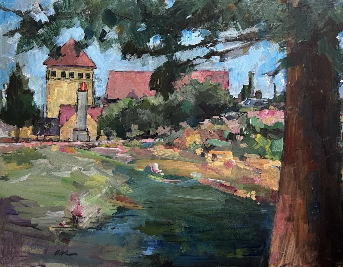 "Under The Grand Tree"  Acrylic, By Bets Cole