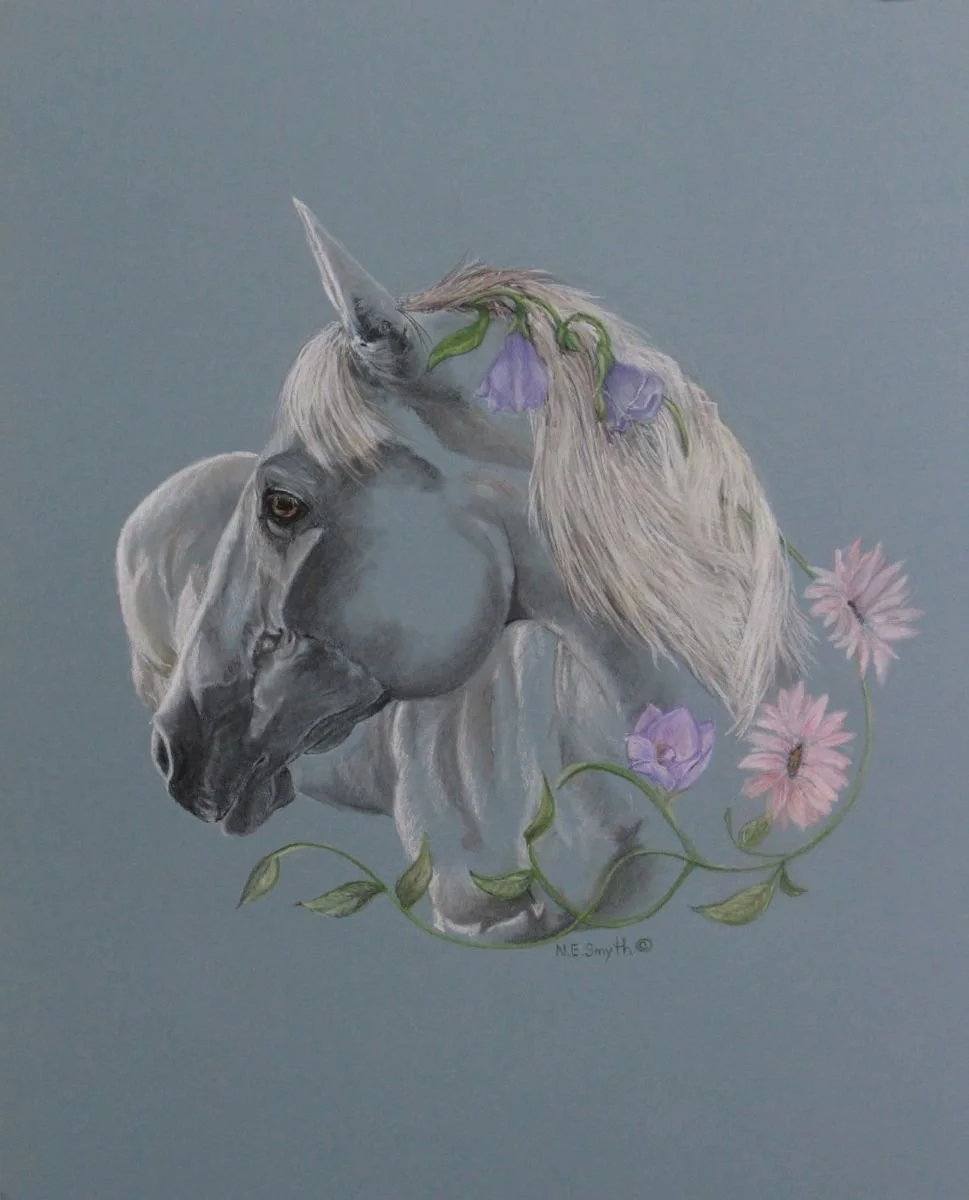 "Dominiqua"  Pastel, By Nancy Smyth