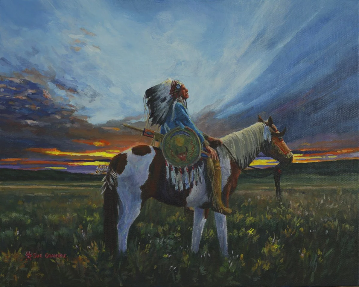 "Dusk"  Acrylic, By Sue Granskie