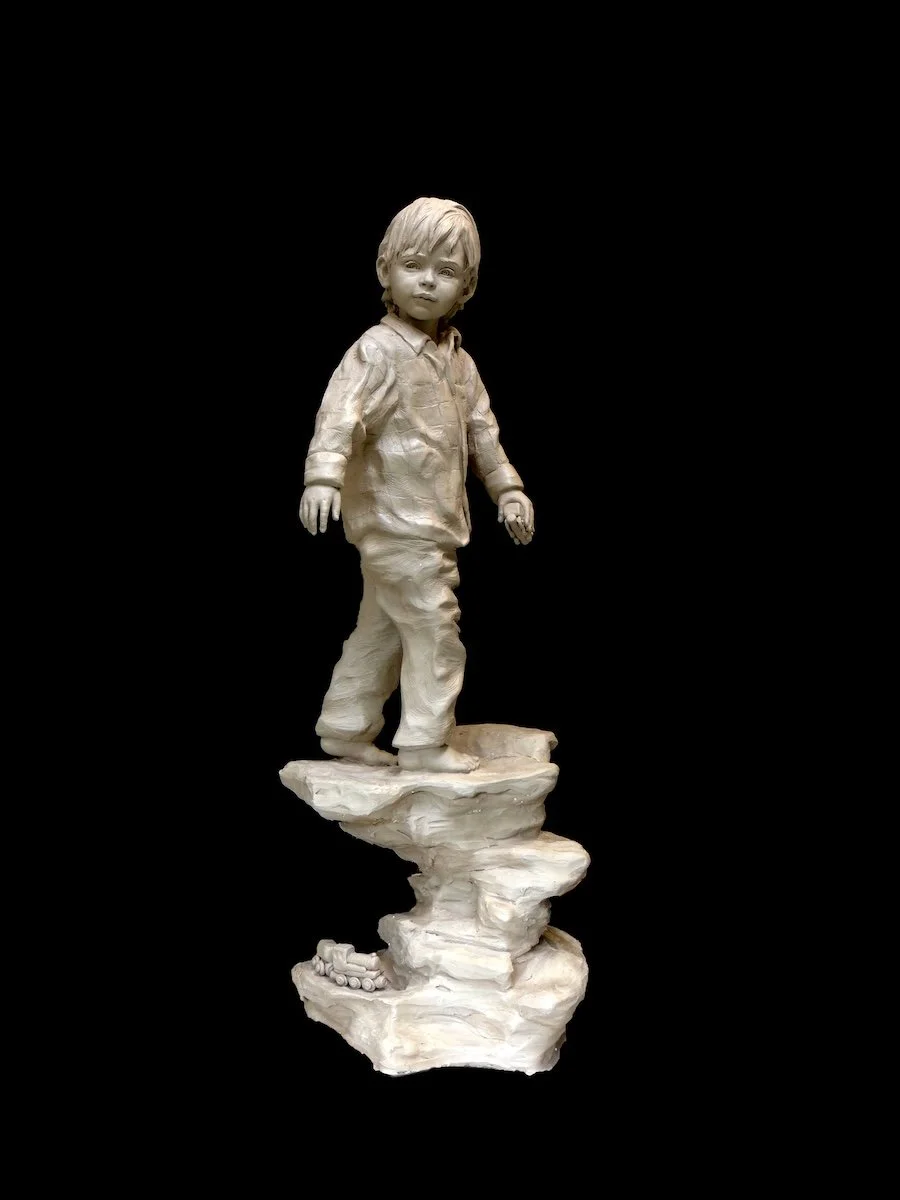 "Fearless" Bronze, by Angela Mia