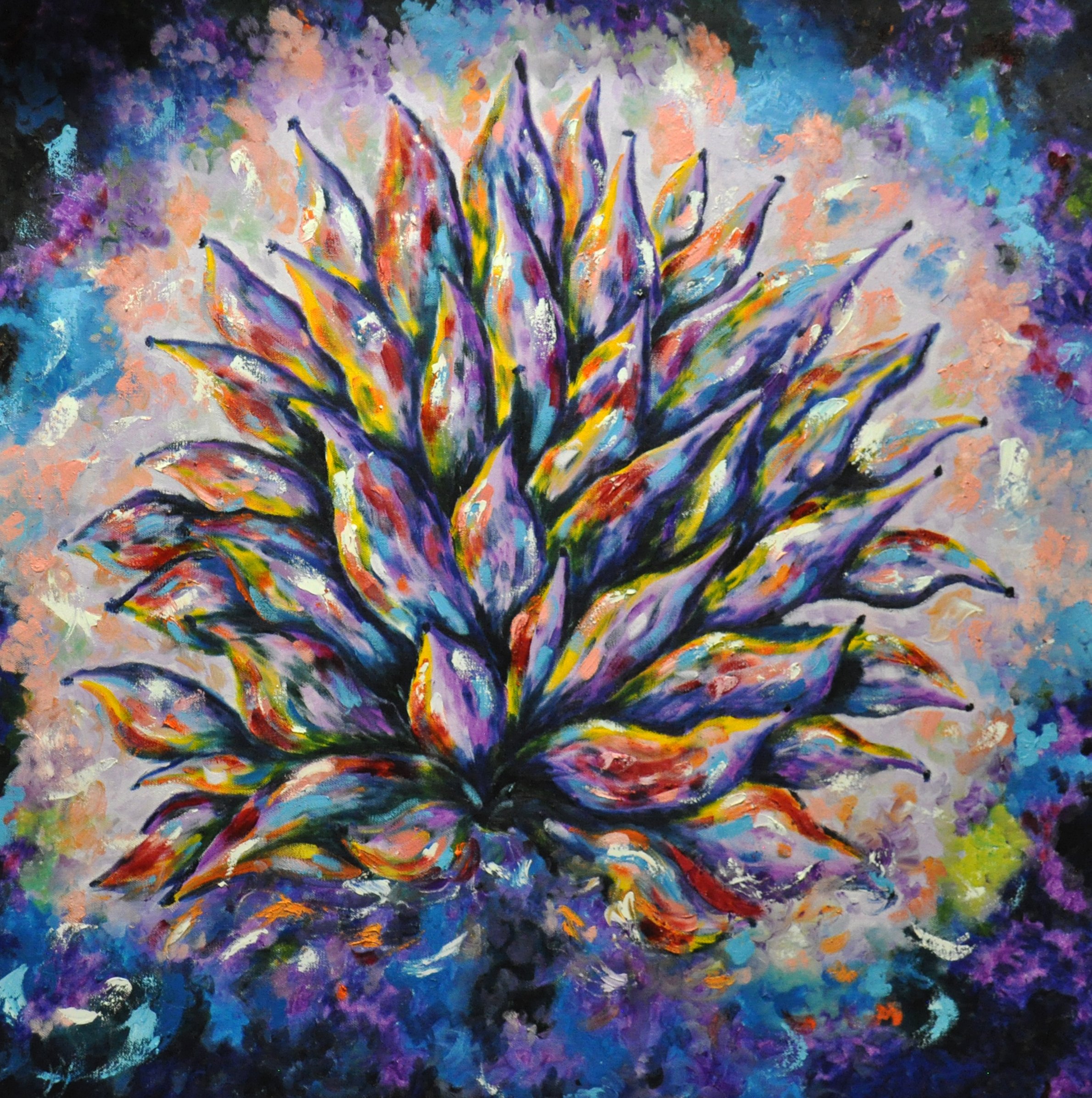 "Desert Jewel"  Oil, by Judy Sprague