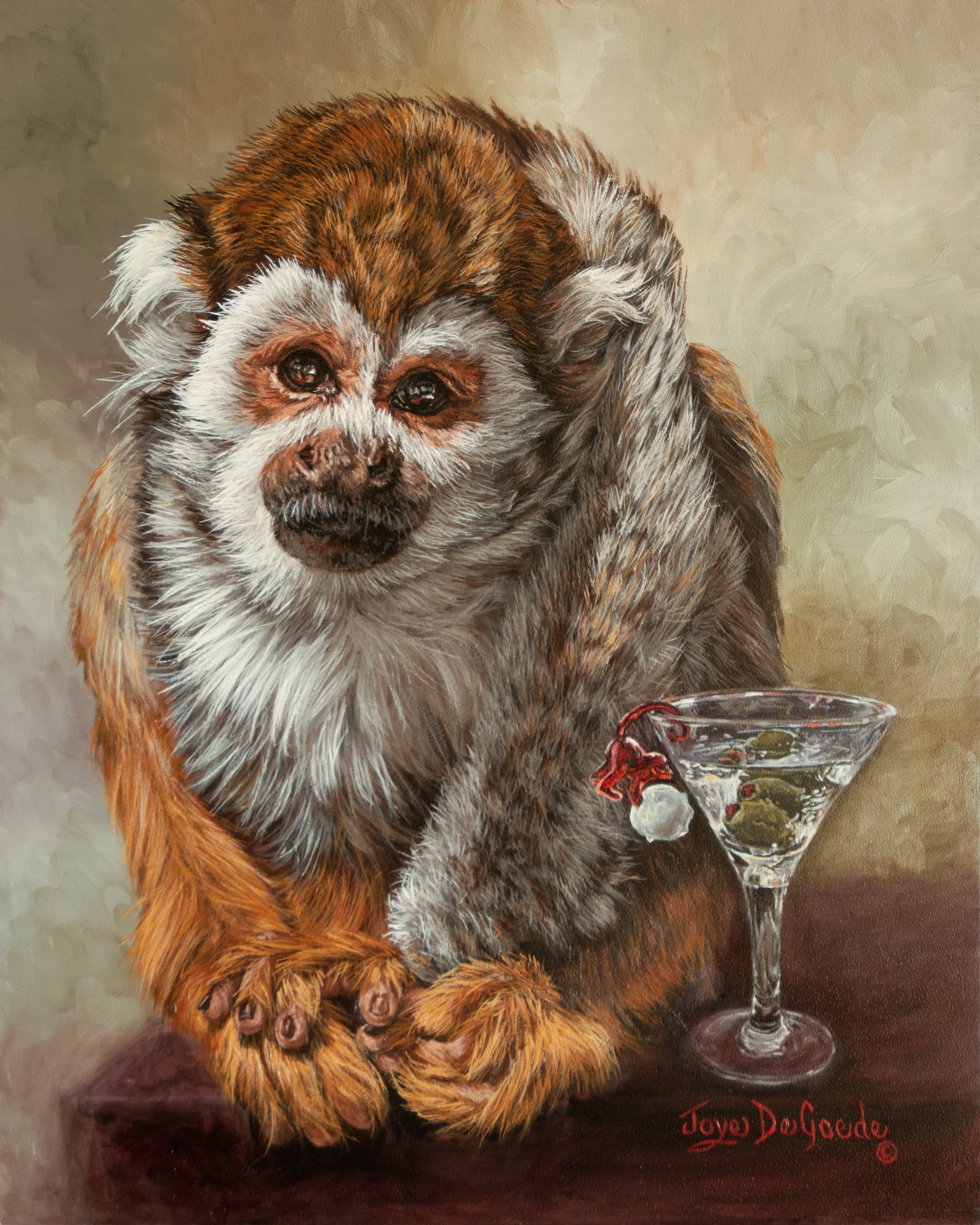 "Monkey Bar" Oil, by Joye DeGoede