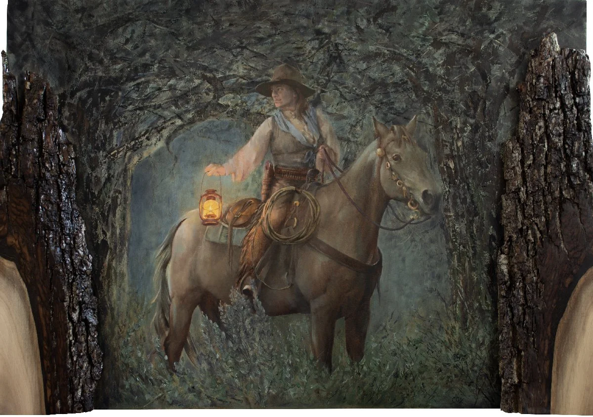 "At Night Fall"  Oil, By Shelly Cox-VAndermeulen