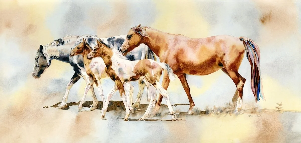 "Paint The Way" Watercolor, by Kathy Harder