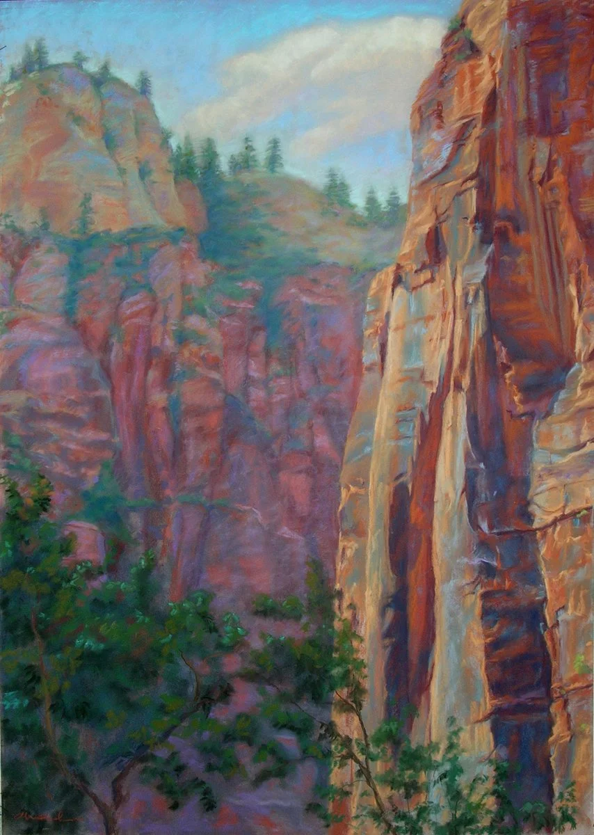 "Zion"  Pastel, By Marie Kash Weltzheimer