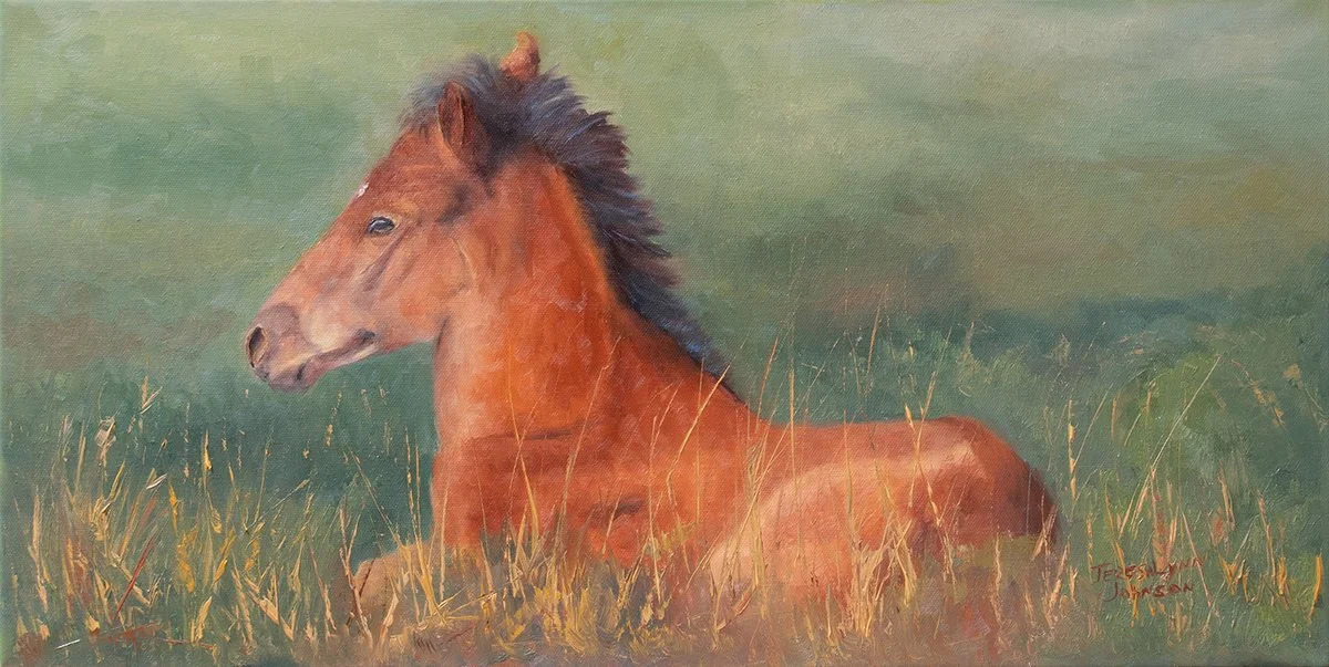 "Babe"  Oil, By Teresa Lynn Johnson