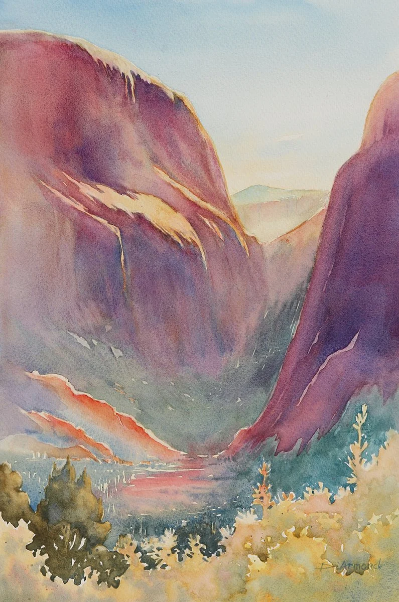 "Kolob Colors"  Watercolor, By Susan De'Armond