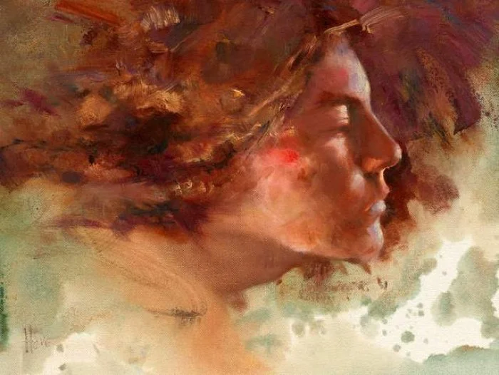 portrait painting by Shirley Hove