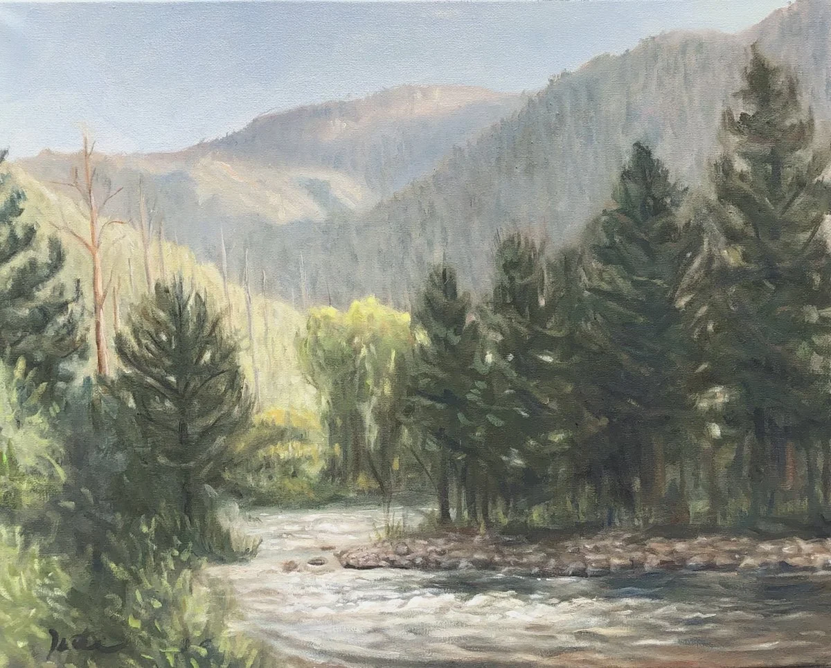 "Clear Creek"  Oil,  By Shanelle Deater