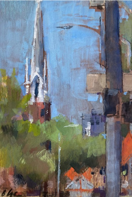 "At the corner of Church and Liberty" by Bets Cole