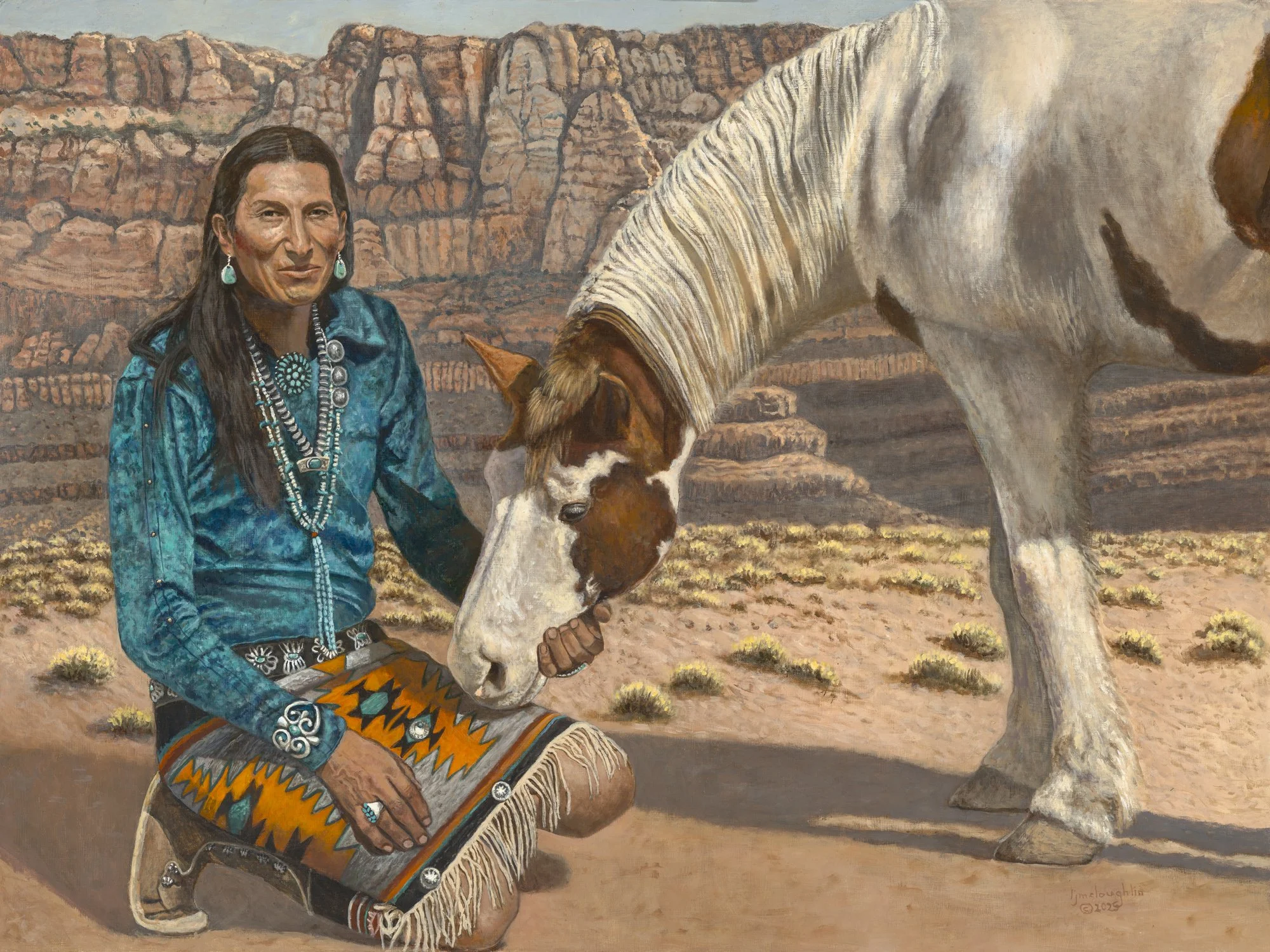 He Who Speaks to Horses by L J McLoughlin