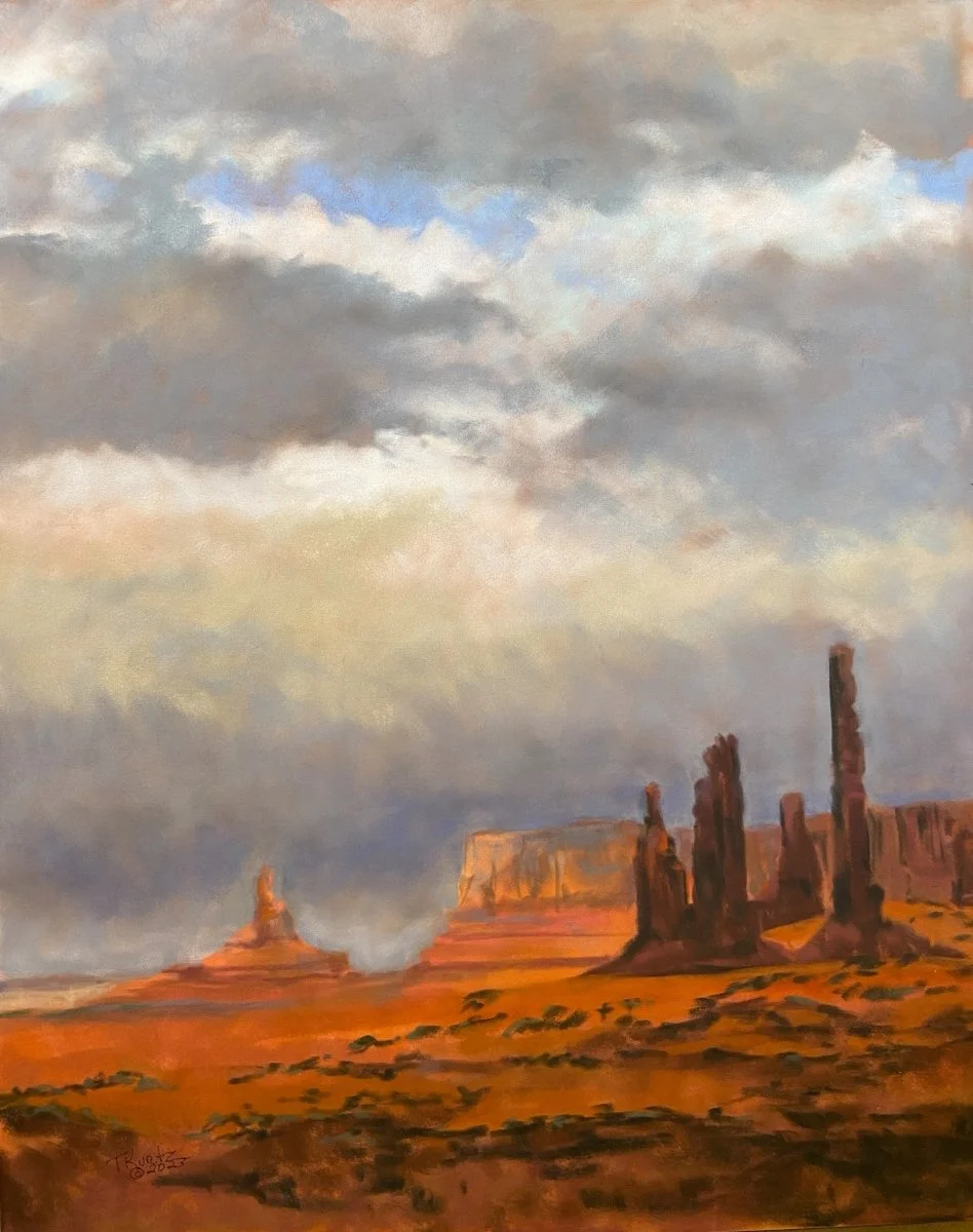 "Soaring Vistas"  Pastel, By Teanna Kurtz