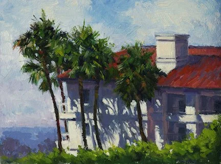 Painting of Palms by Andrea Stanley