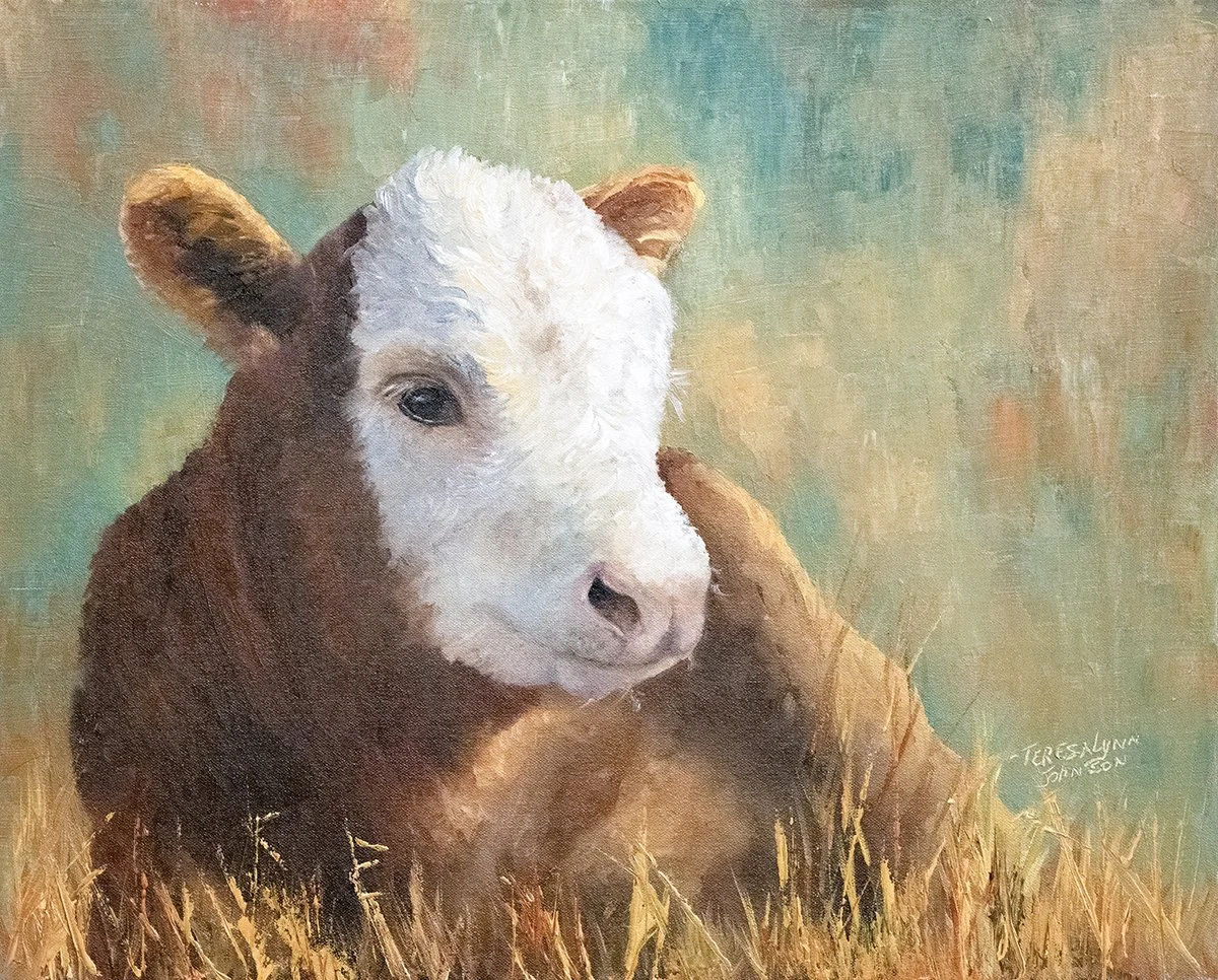"Innocence"  Oil, By Teresa Lynn Johnson