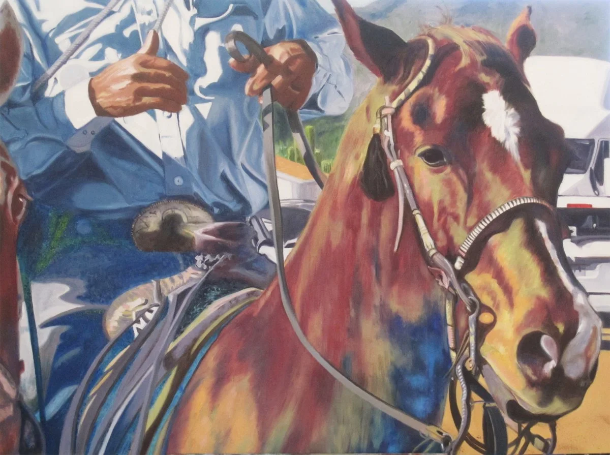 "Buckle Up" Oil,  By Pat Obrien