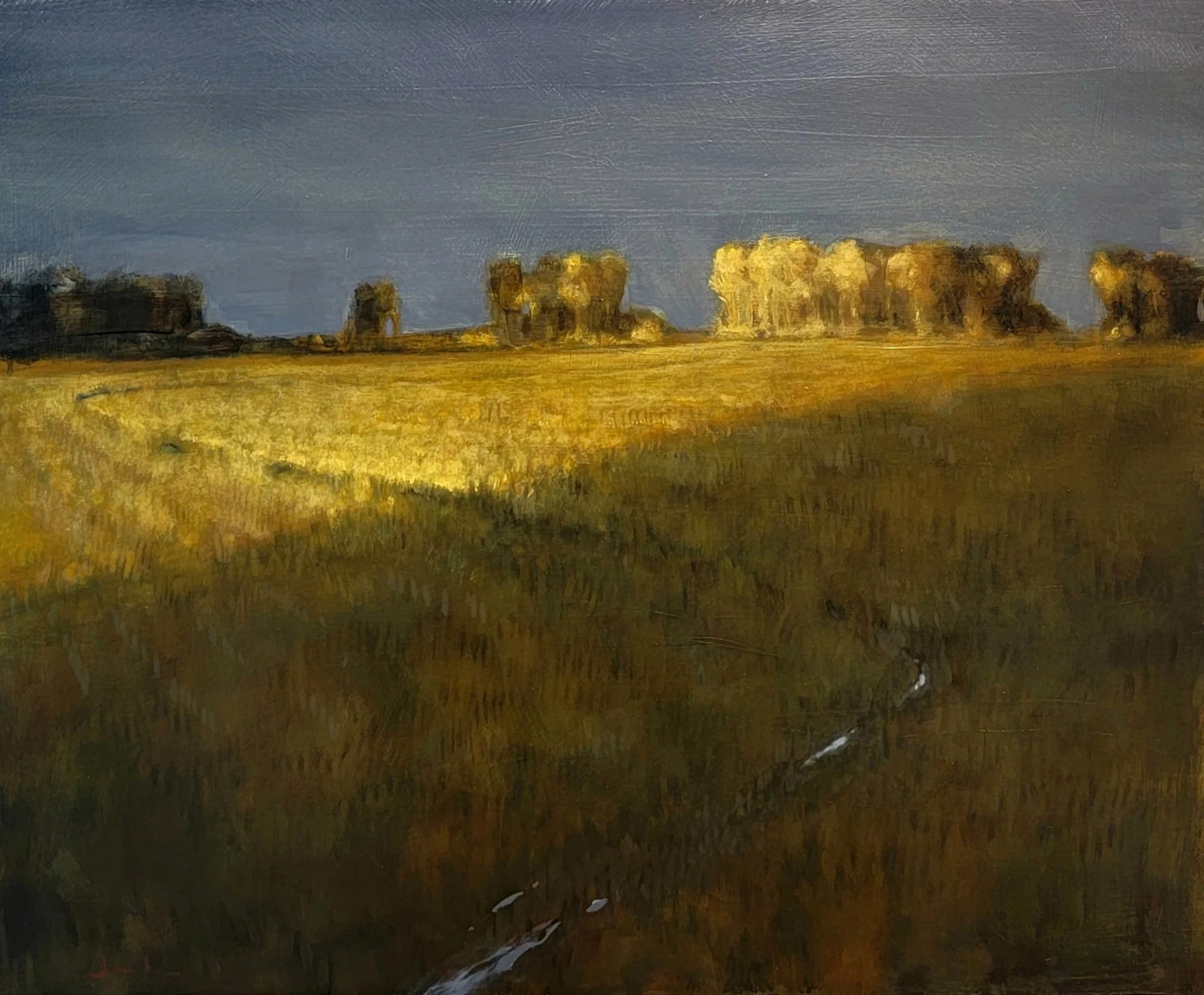 "The Deer Trail" Oil, by Kay Juricek