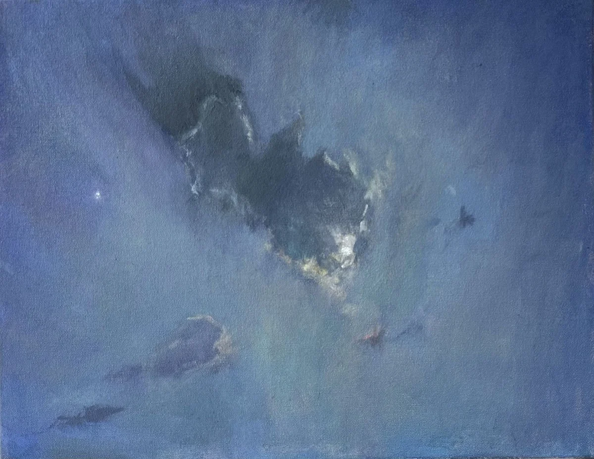"Night Sky" Oil, By Ann Currey
