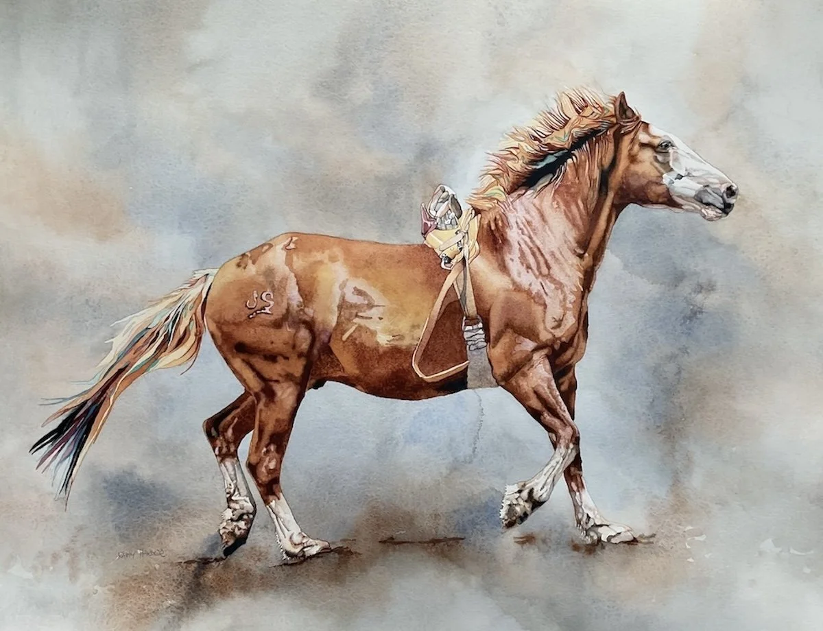 "Stuck Up and Sassy" Watercolor, by Kathy Harder