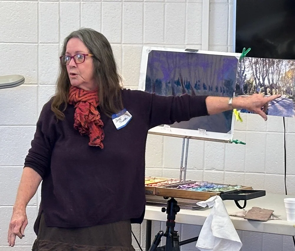 Jude Tolar teaching a workshop