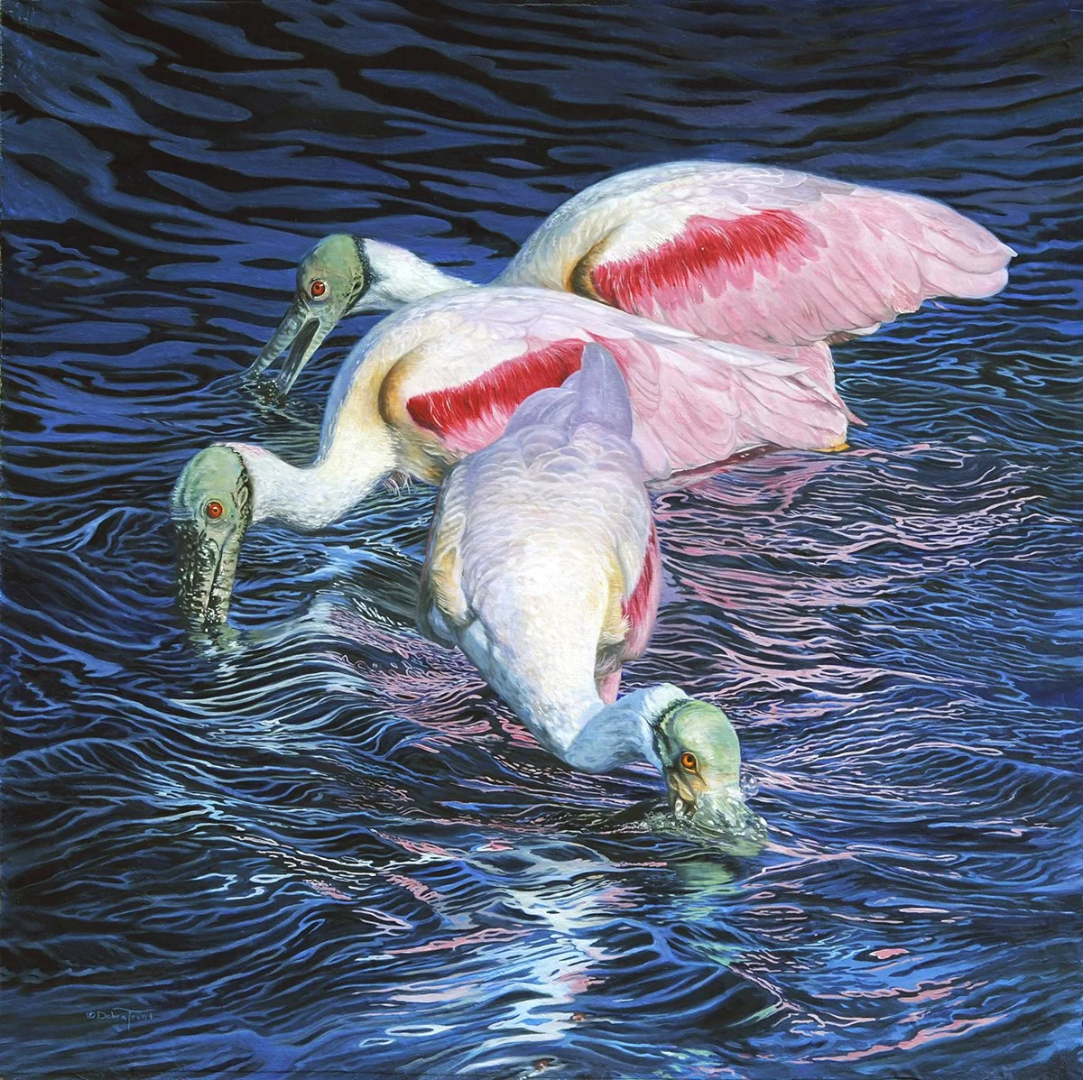 "A Feast For The Eyes"  Oil, by Debra Trent