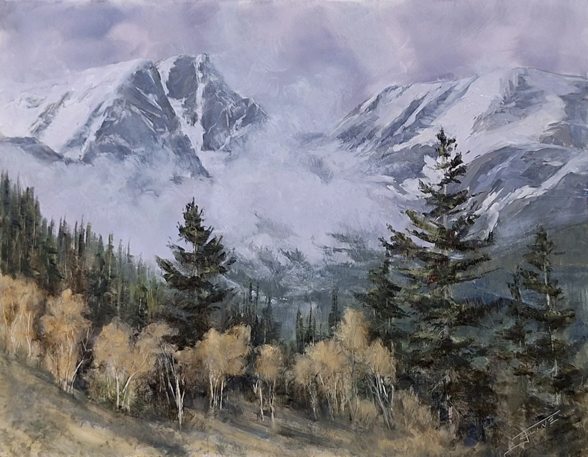 "Mists of Ypsilon" Oil, by Jenifer Cline
