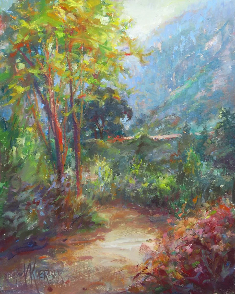 "Deuks Path"  Oil, by Nora Koerber