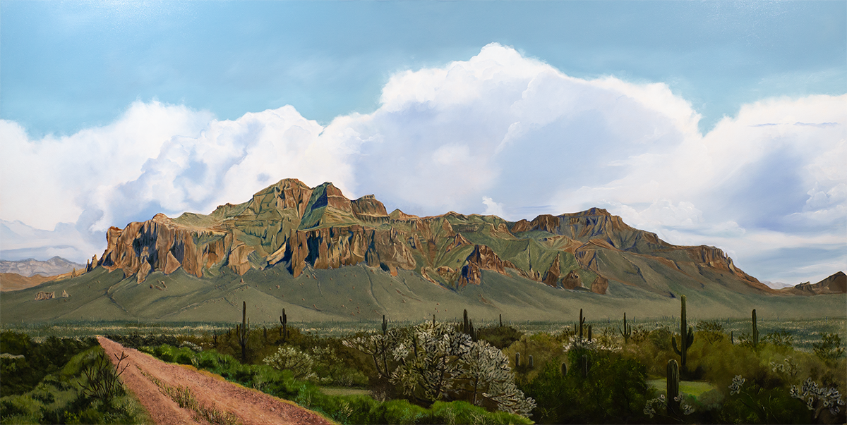 "Road To Superstition" Oil, by Bethany Stephan