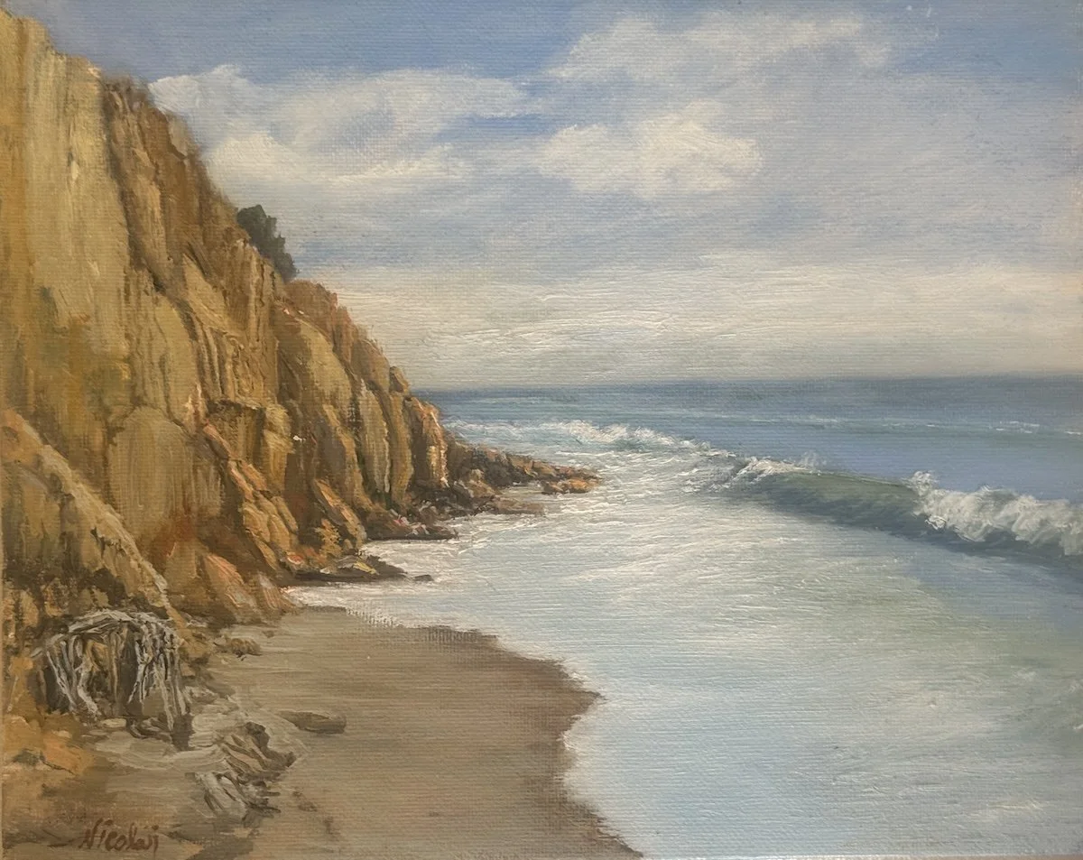 "Rincon Point"  Oil, By Karen Glancy