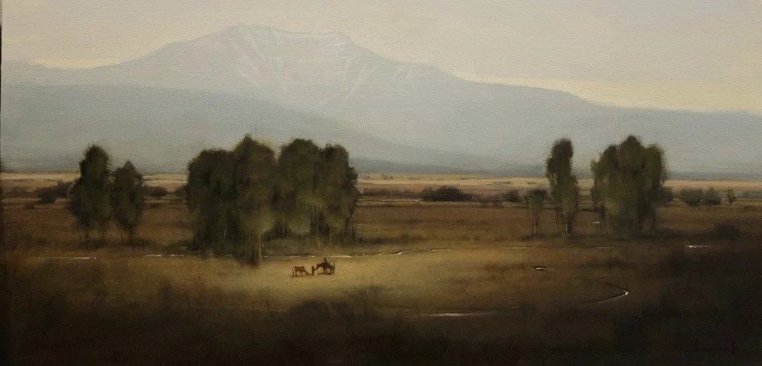 "Passing By"  Oil,  By Kay Juricek