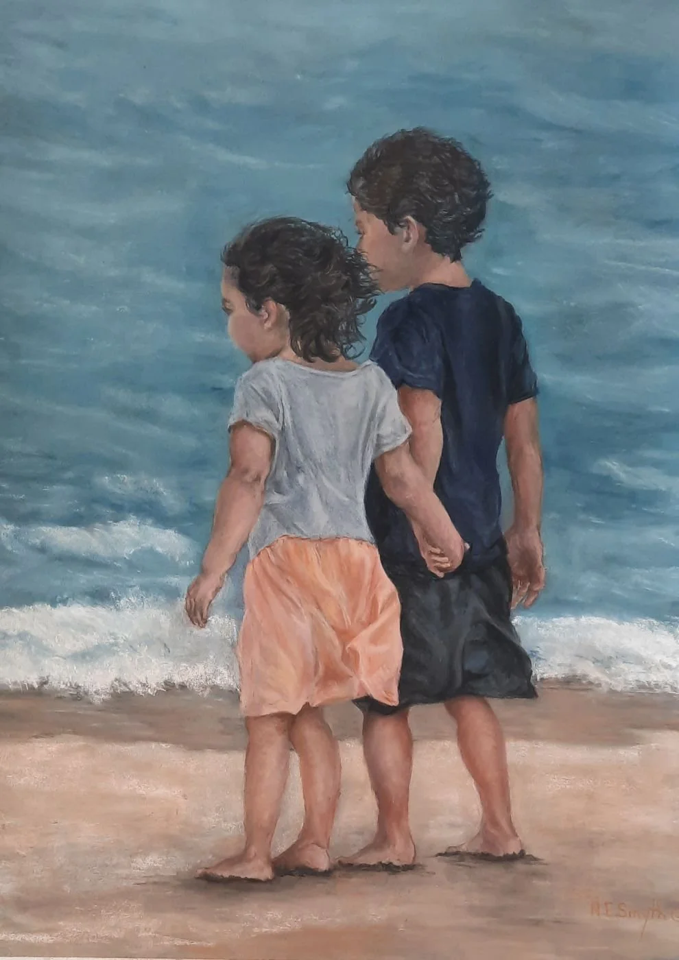 "Just The Two Of Us"  Pastel, By Nancy Smyth