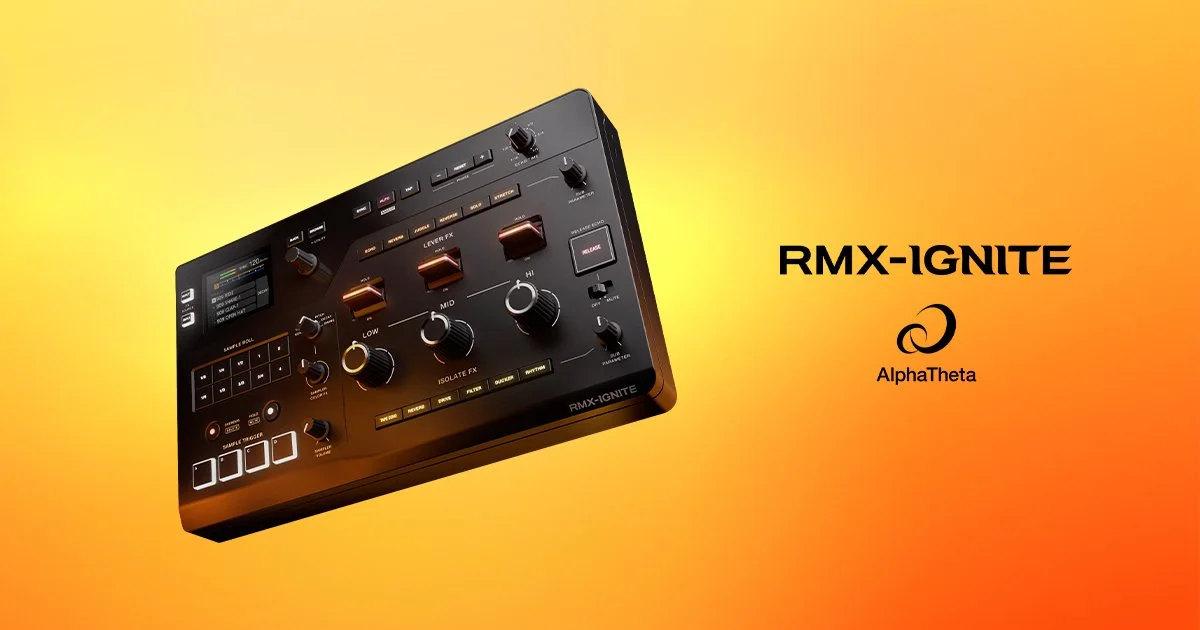 Meet the next-gen RMX-IGNITE effector from AlphaTheta, made to show DJs’ individuality and spark creativity - Remix tracks freely and deliver a live experience that fuses sound and movement