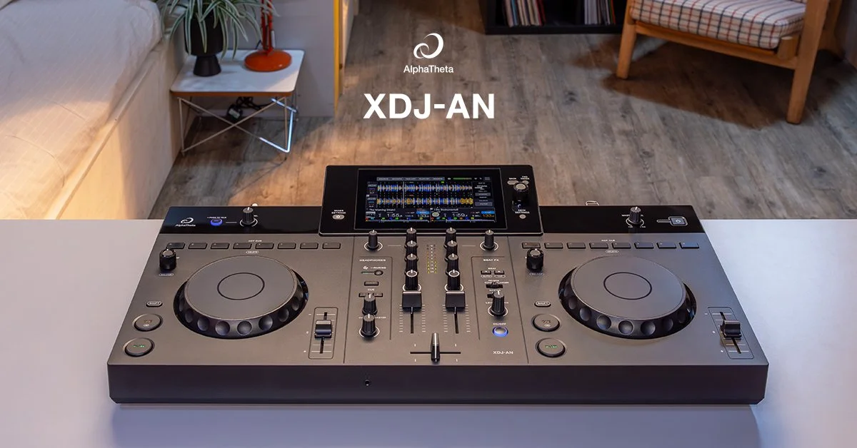 Alphatheta introduces the XDJ-AN, an all-in-one DJ system designed to create a natural transition from home DJing to club environments