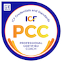 ICF PCC logo, Professional Certified Coach