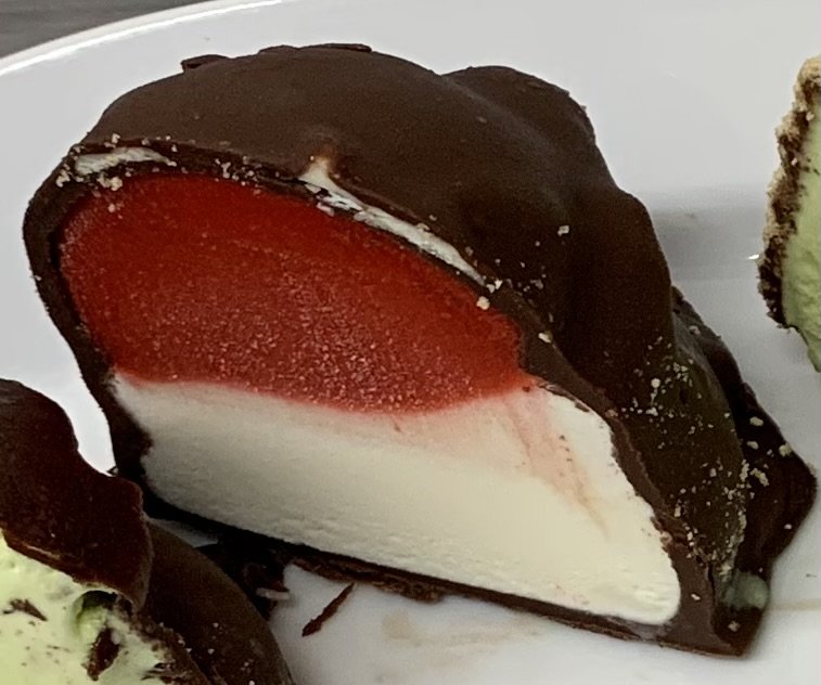 Raspberry ~ Vanilla Tartufo
