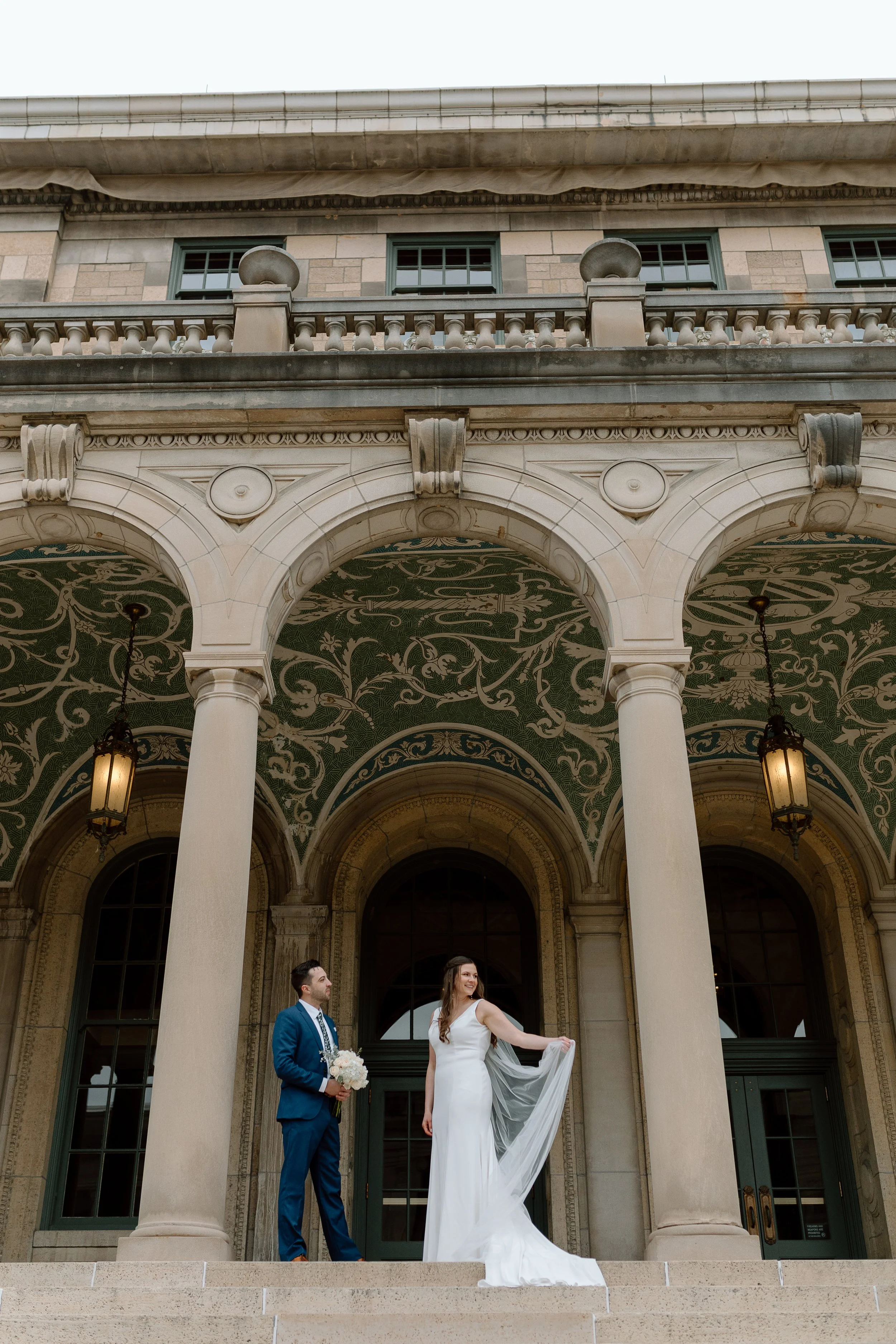 madison wisconsin downtown wedding photographer