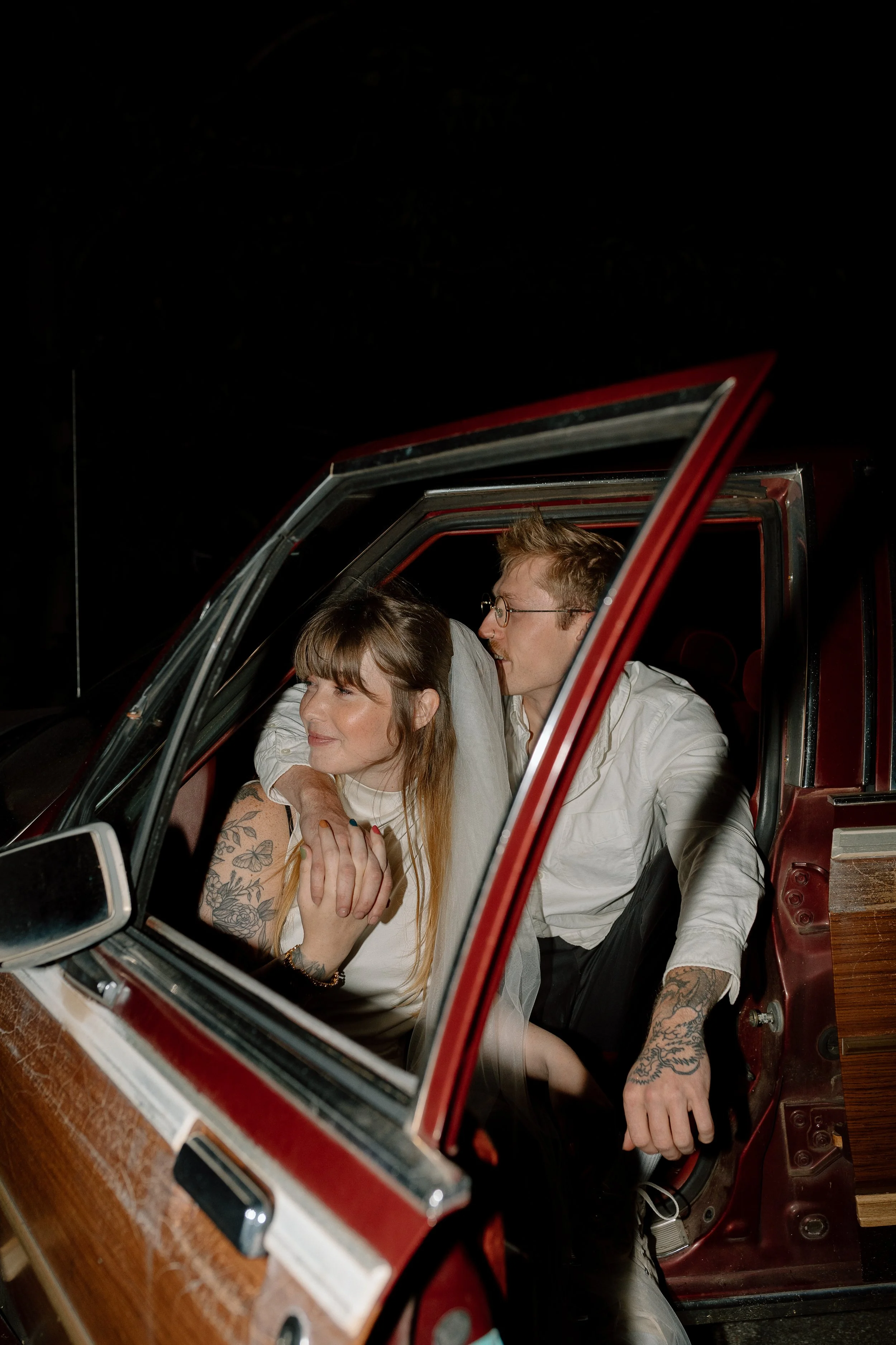 vintage elopement classic car documentary editorial milwaukee wisconsin photography 