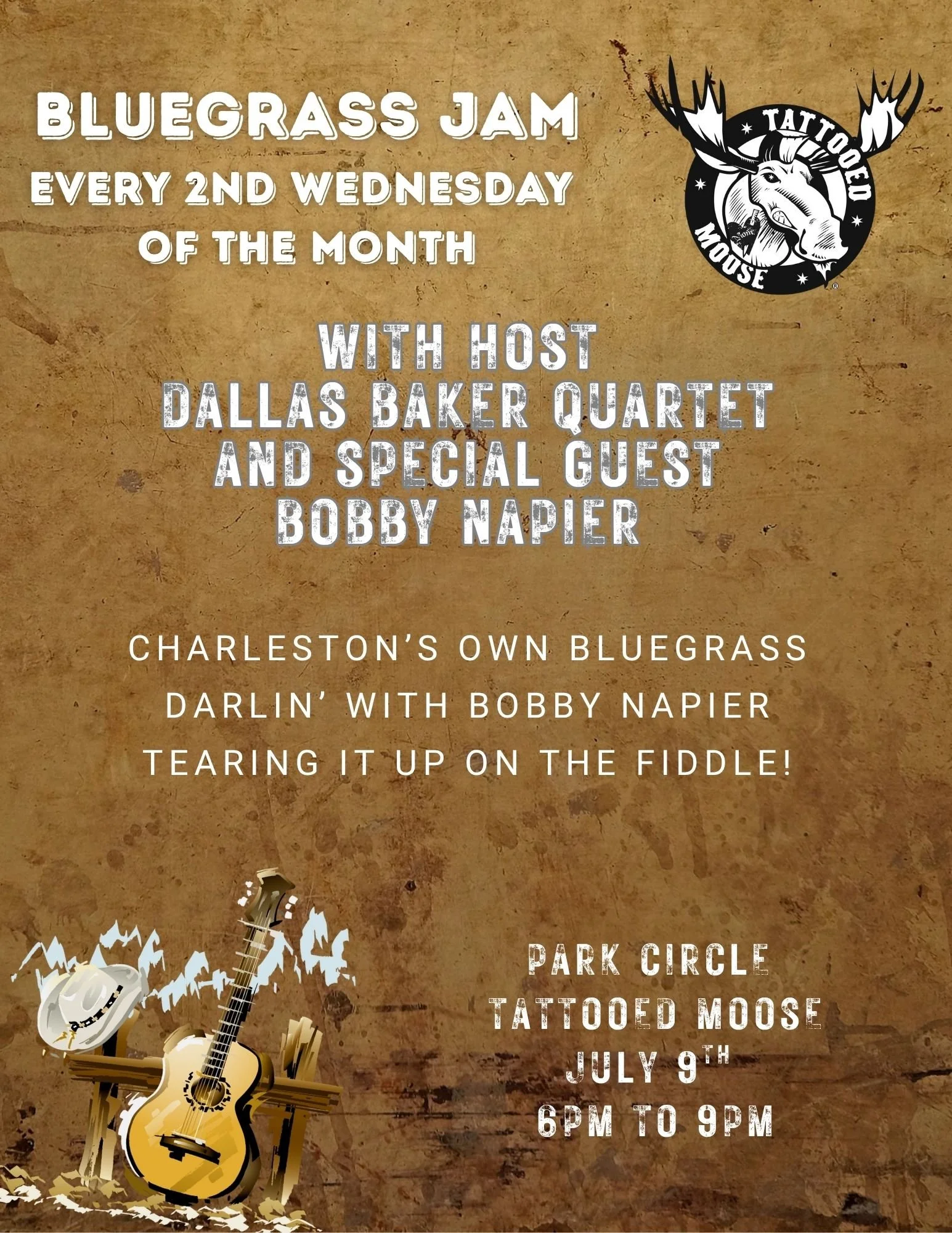 Dallas Baker hosts our monthly Bluegrass Jam