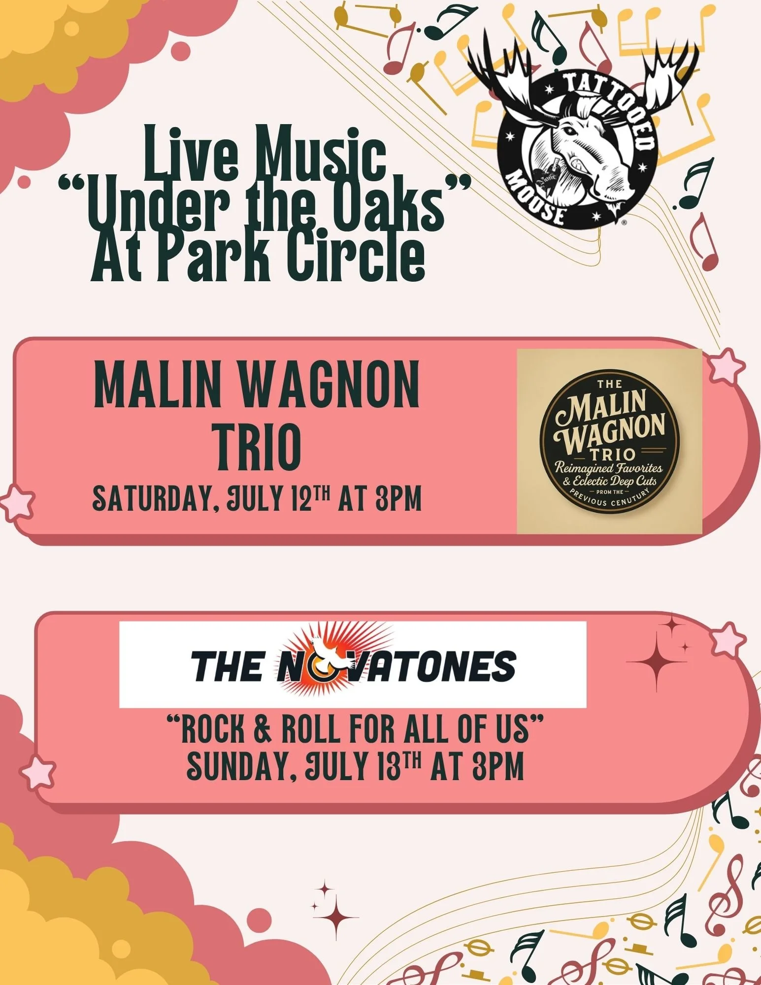 Live Music w/ The Novatones!