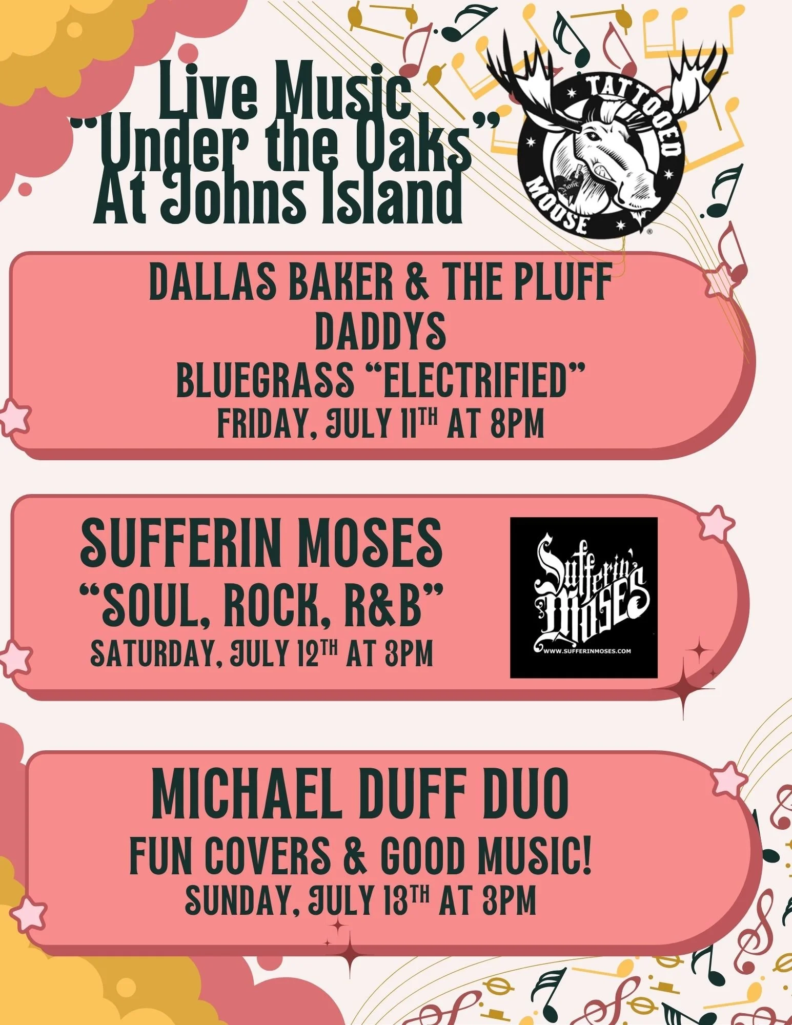 Live Music w/ Sufferin' Moses
