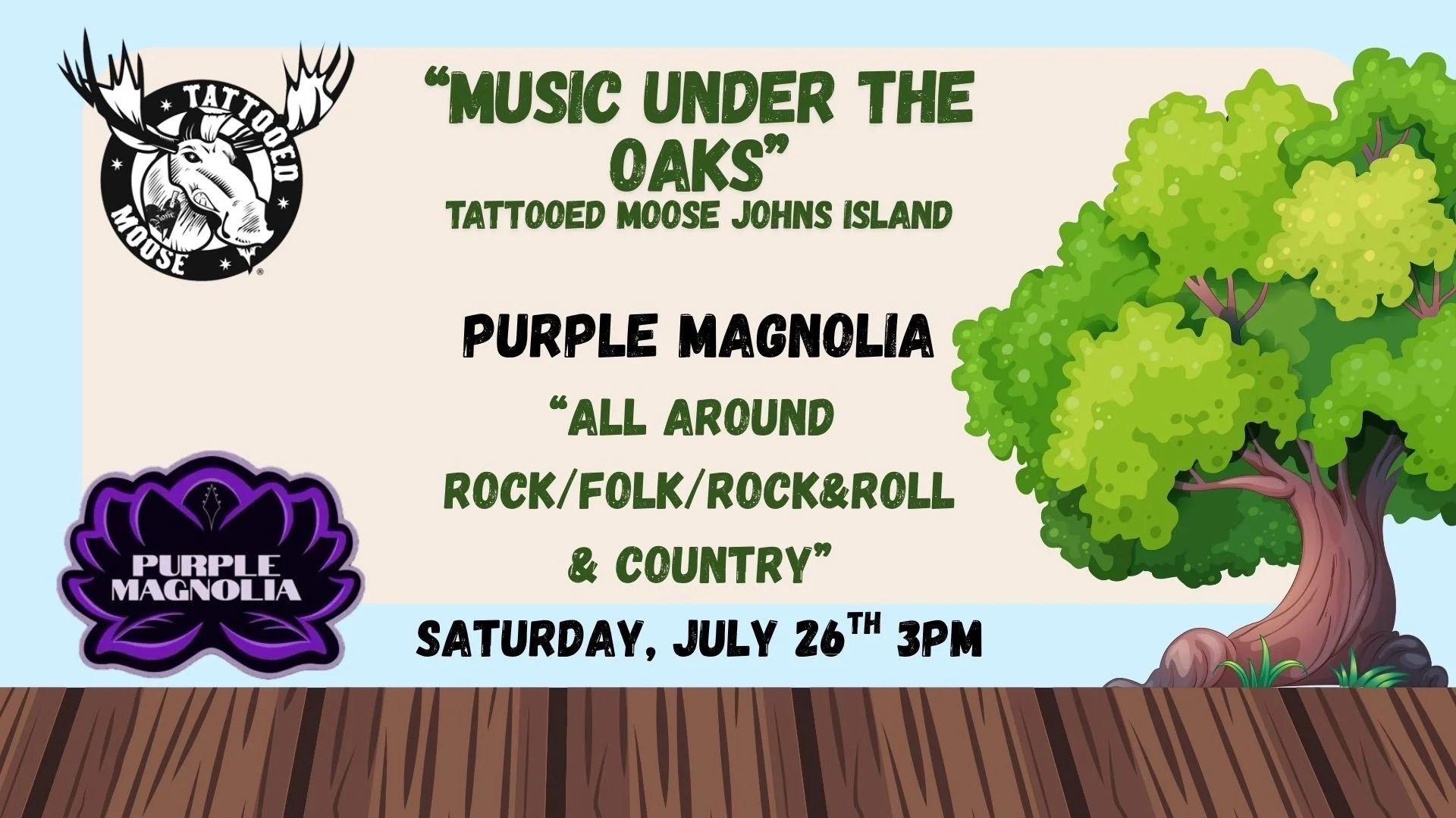 Live Music w/ Purple Magnolia