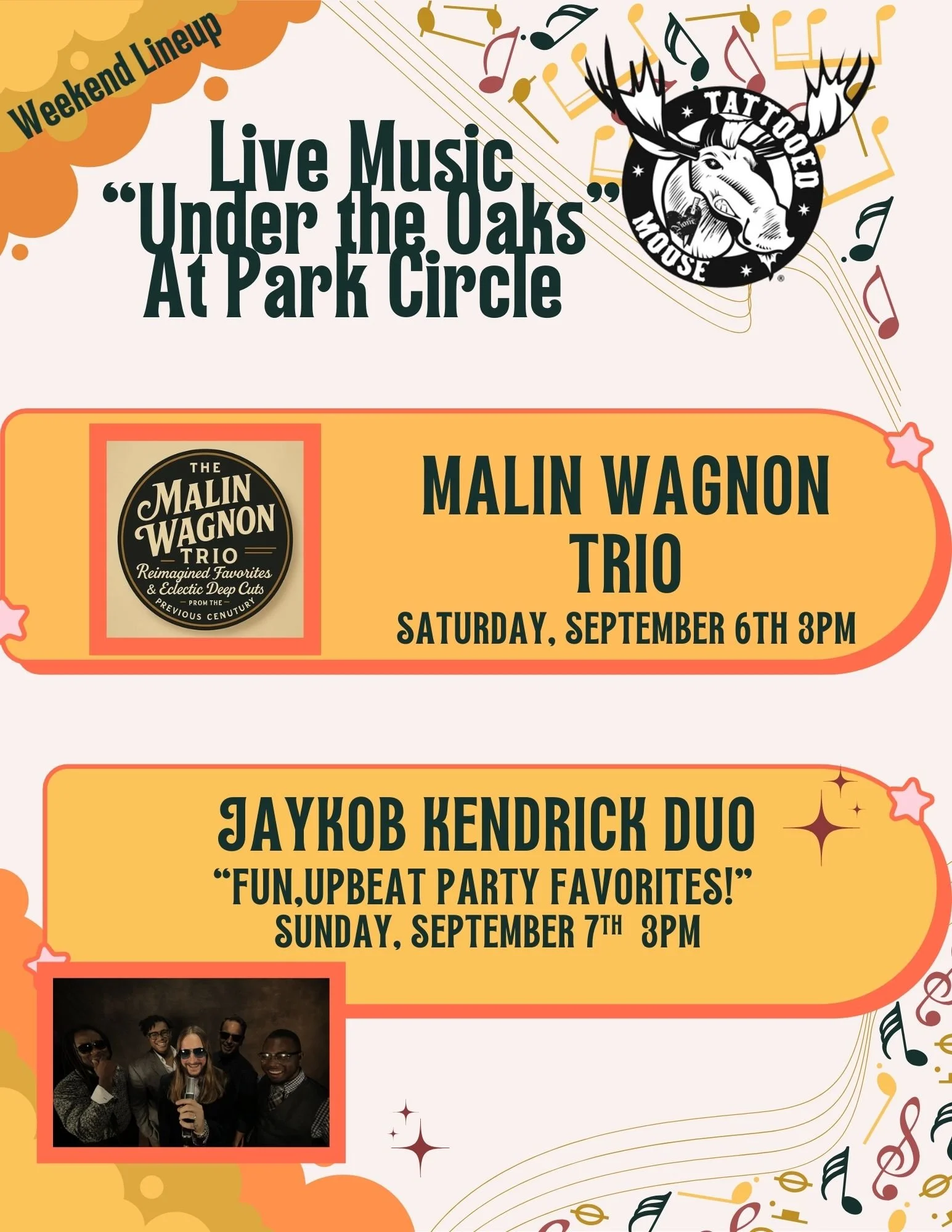 live music w/ the Jaykob Kendrick Duo