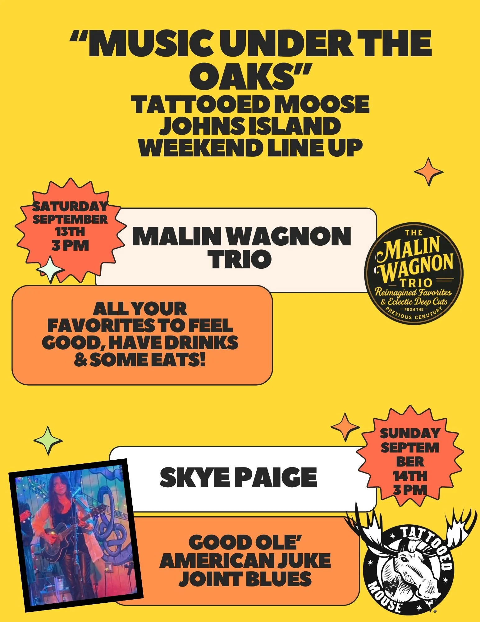 live music w/ the Malin Wagnon Trio