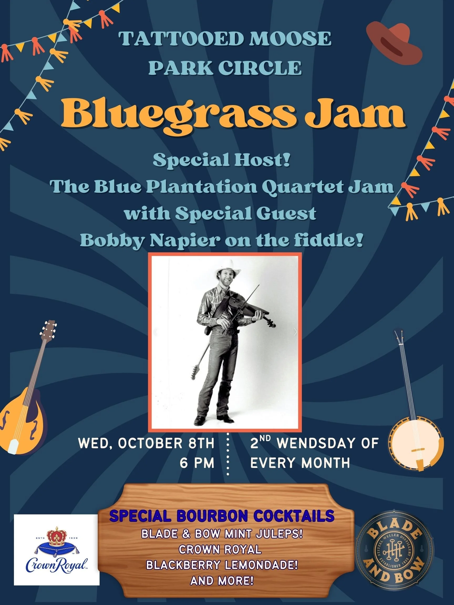 live music w/ Dallas Baker's Bluegrass Jam