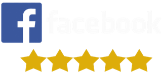 Facebook 5 star customer rating.