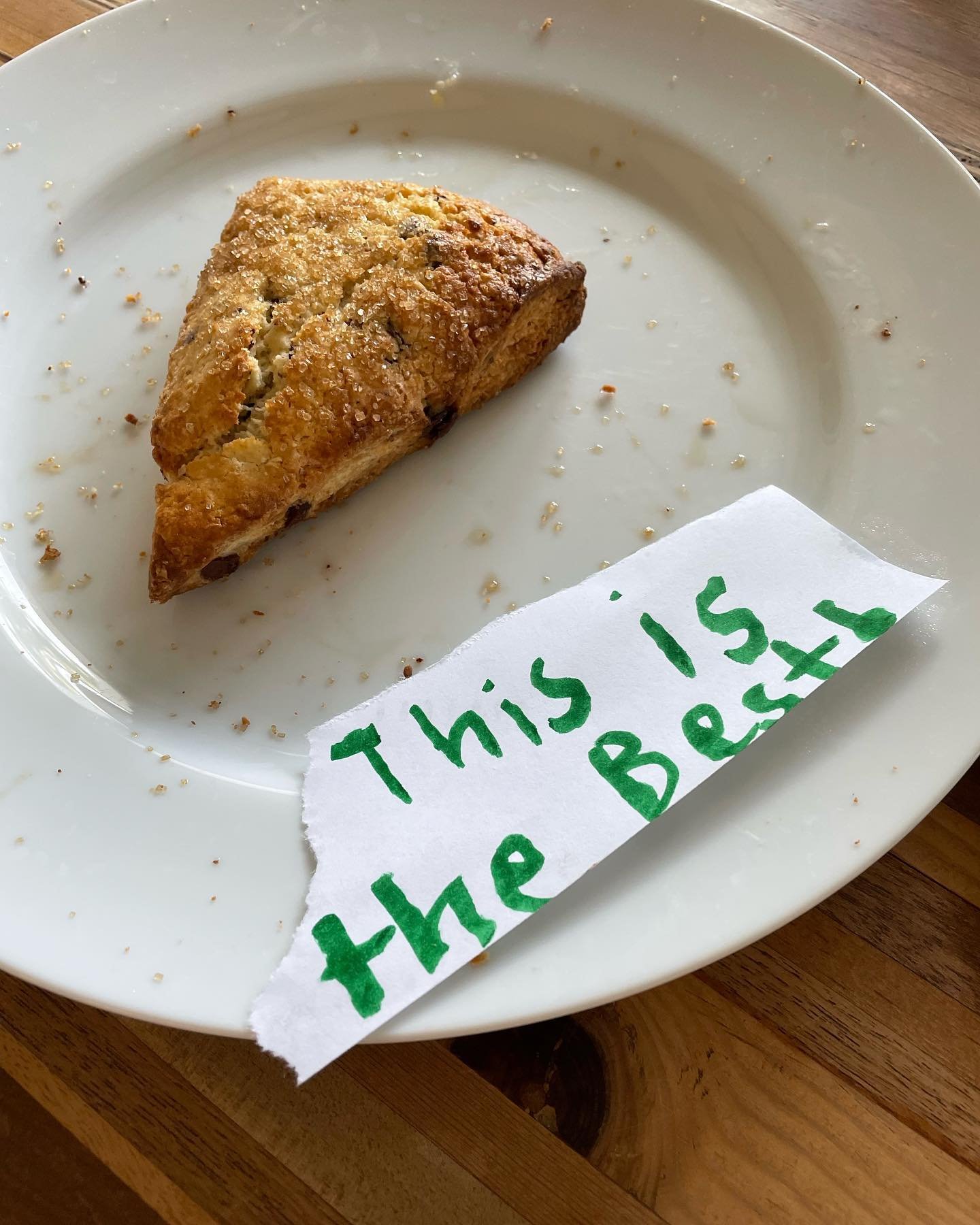 I got a pretty good scone review from my 6 year old.

Thanks for the recipe @sallysbakeblog!